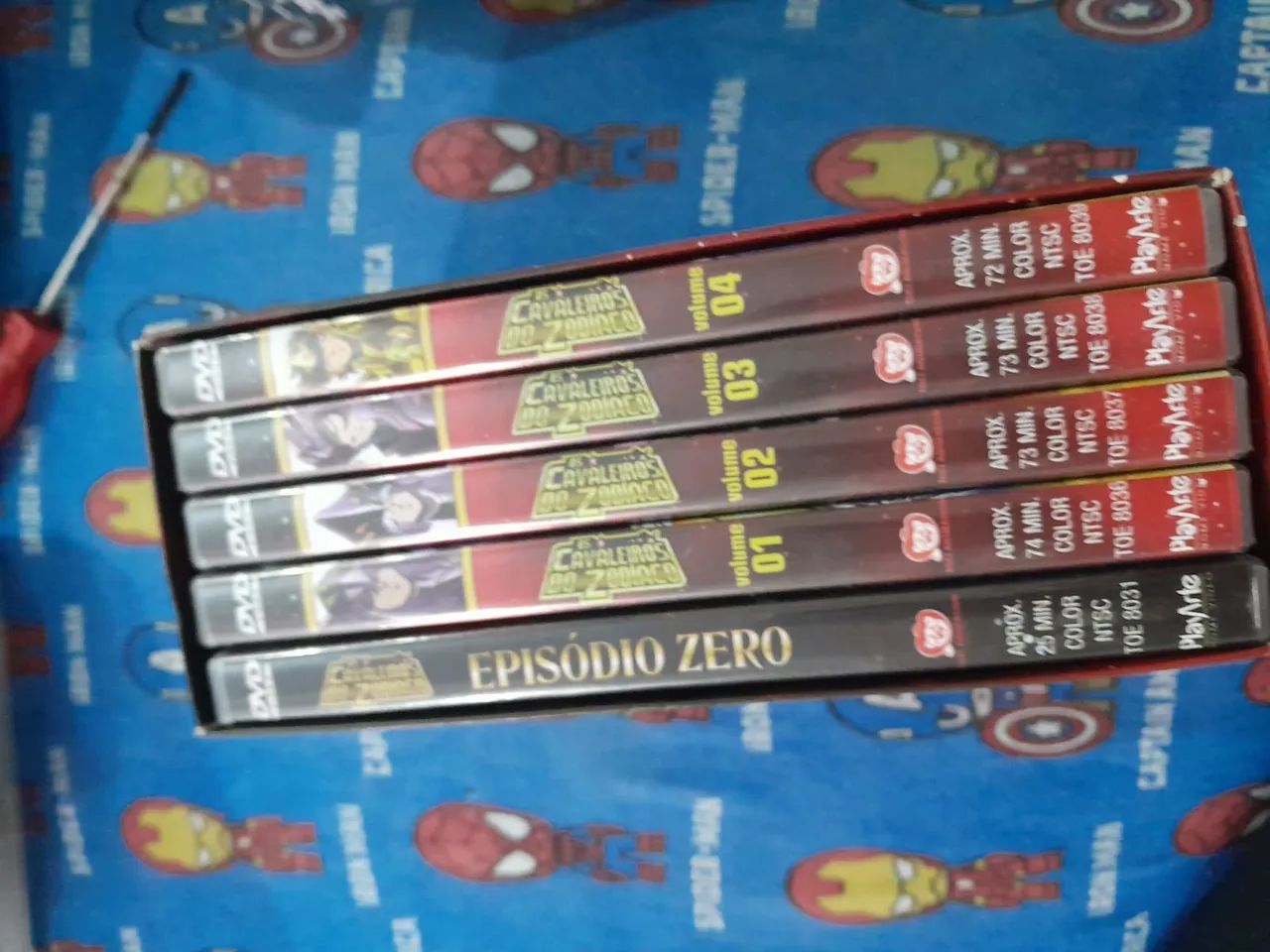 Box cavaleiros do Zodíaco original - DVD, Blu-Ray e Vídeo Cassete