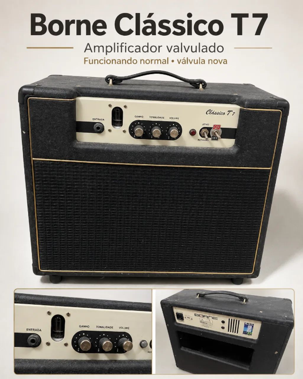 Borne Clássico T7, valvulado. 