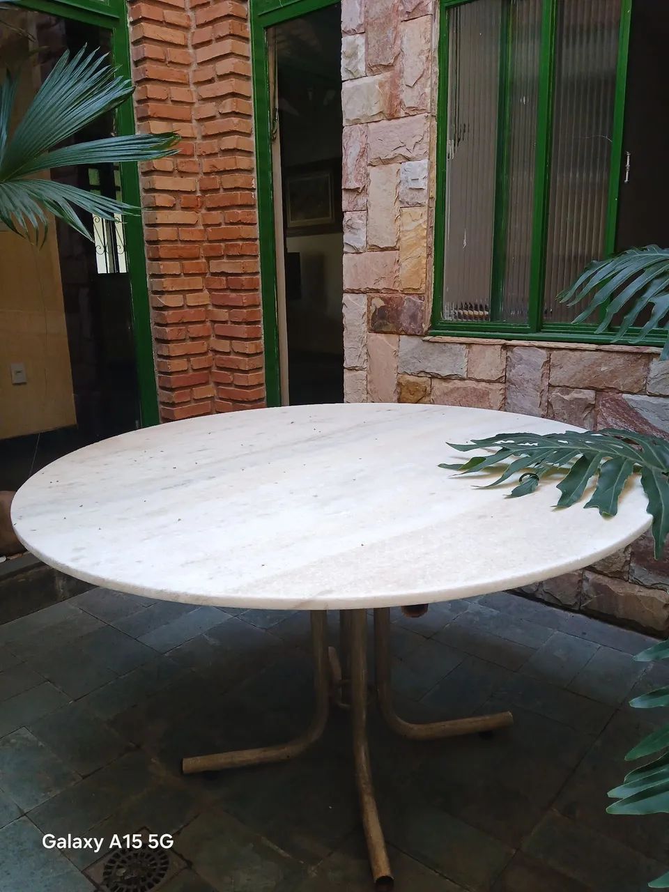 Mesa Mármore Branca redonda - Foto 2