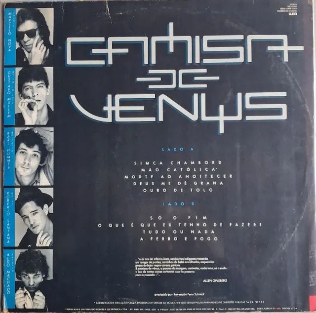 Camisa de Venus Correndo Risco - Vinil - Foto 2