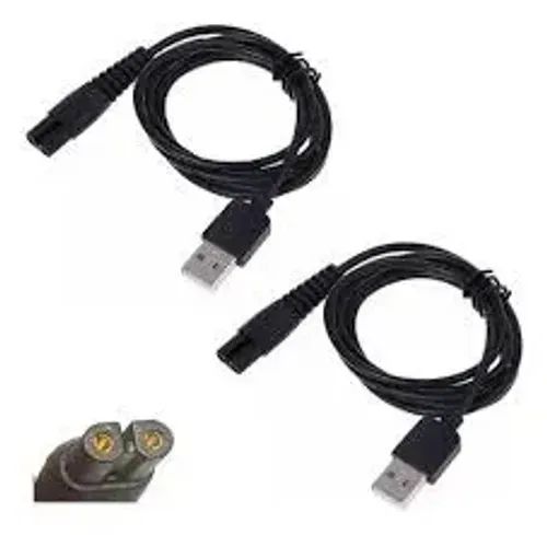 Cabo Usb 5v Para Barbeador Philips Aparador Barba Universal - Foto 2