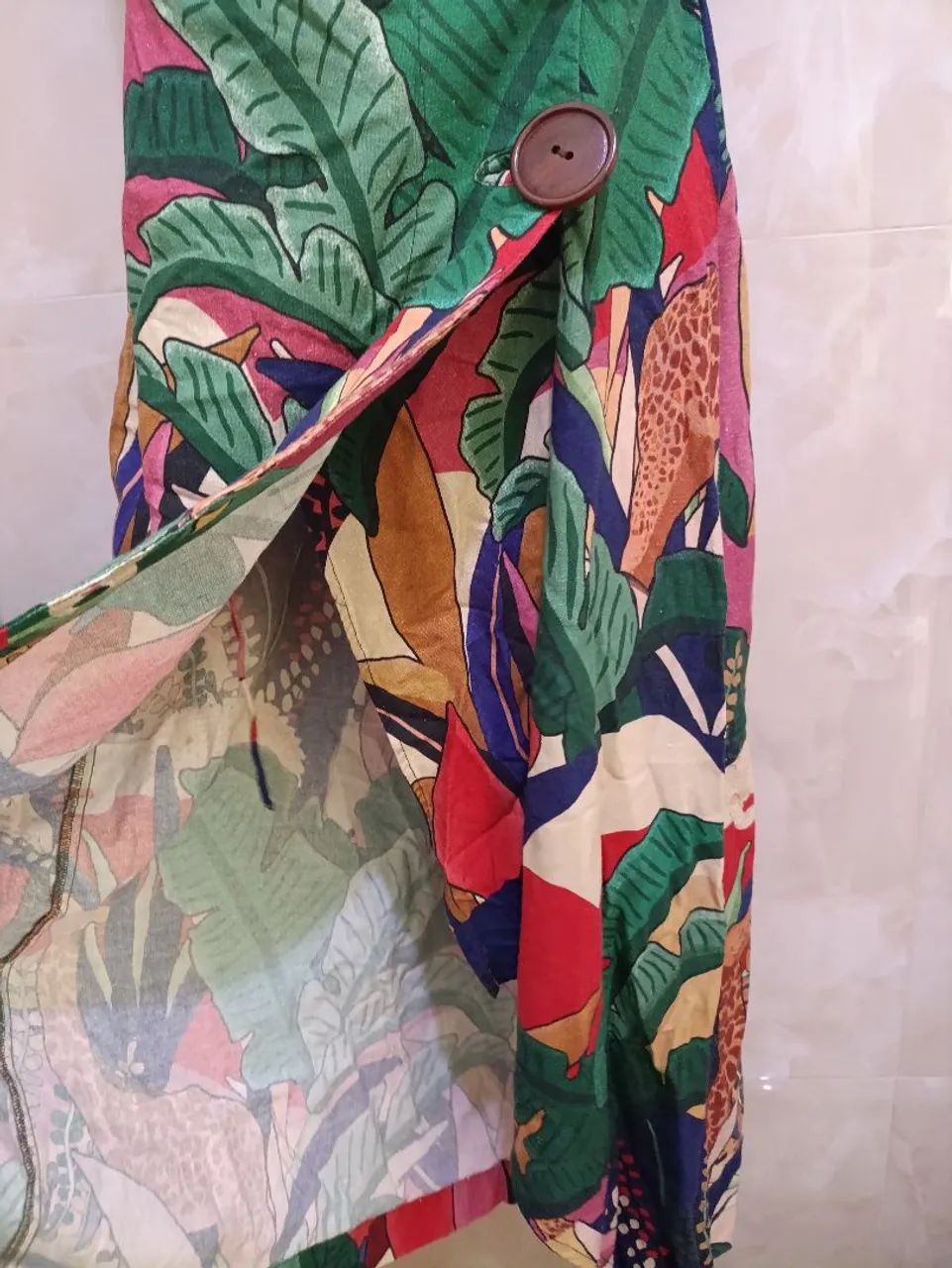 Vestido Saia Envelope Tam P - Foto 4