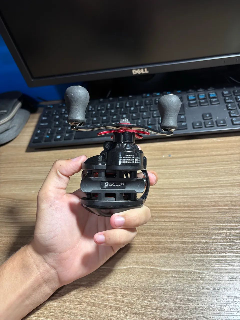 Carretilha x ace pro da jitai manivela direita - Foto 3