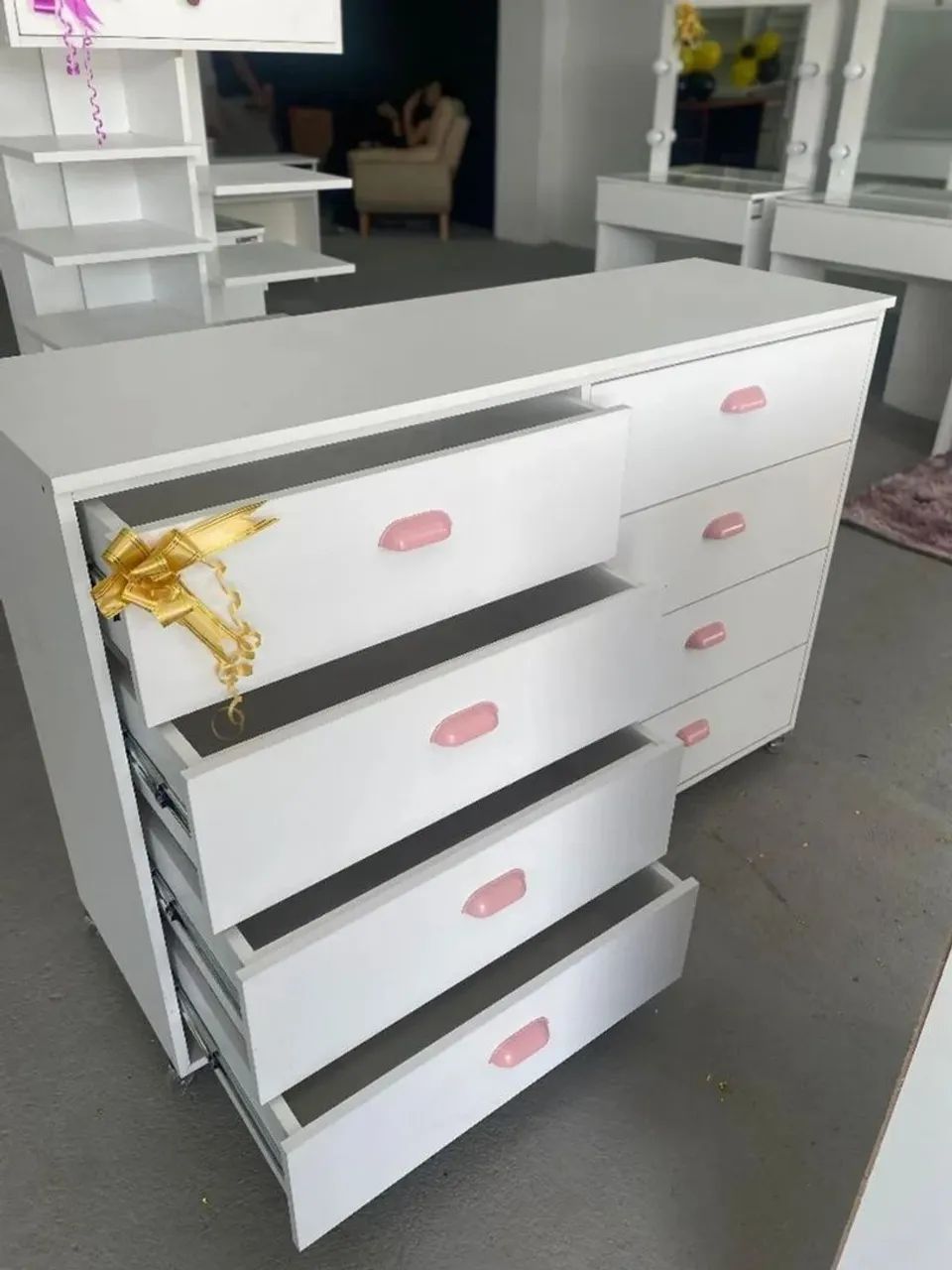Fábrica das cômodas em mdf 