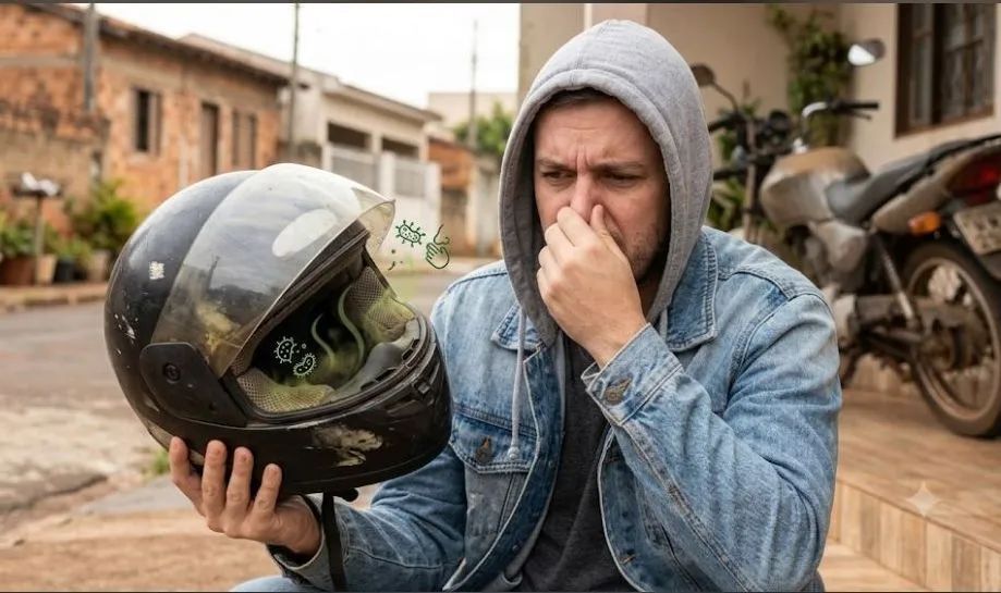 Higienização de capacete  - Foto 2