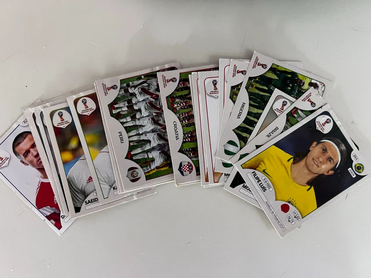 Figurinhas Álbum Copa do Mundo Russia 2018
