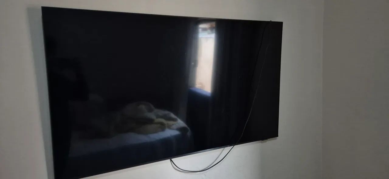 Tv samsung 55 polegadas com o display quebrado