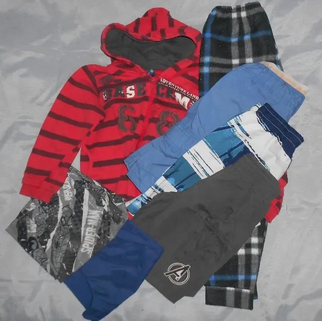 Lote roupas meninos Tamanho 4 anos (combo kit lotinho promocao bermudas queima estoque...