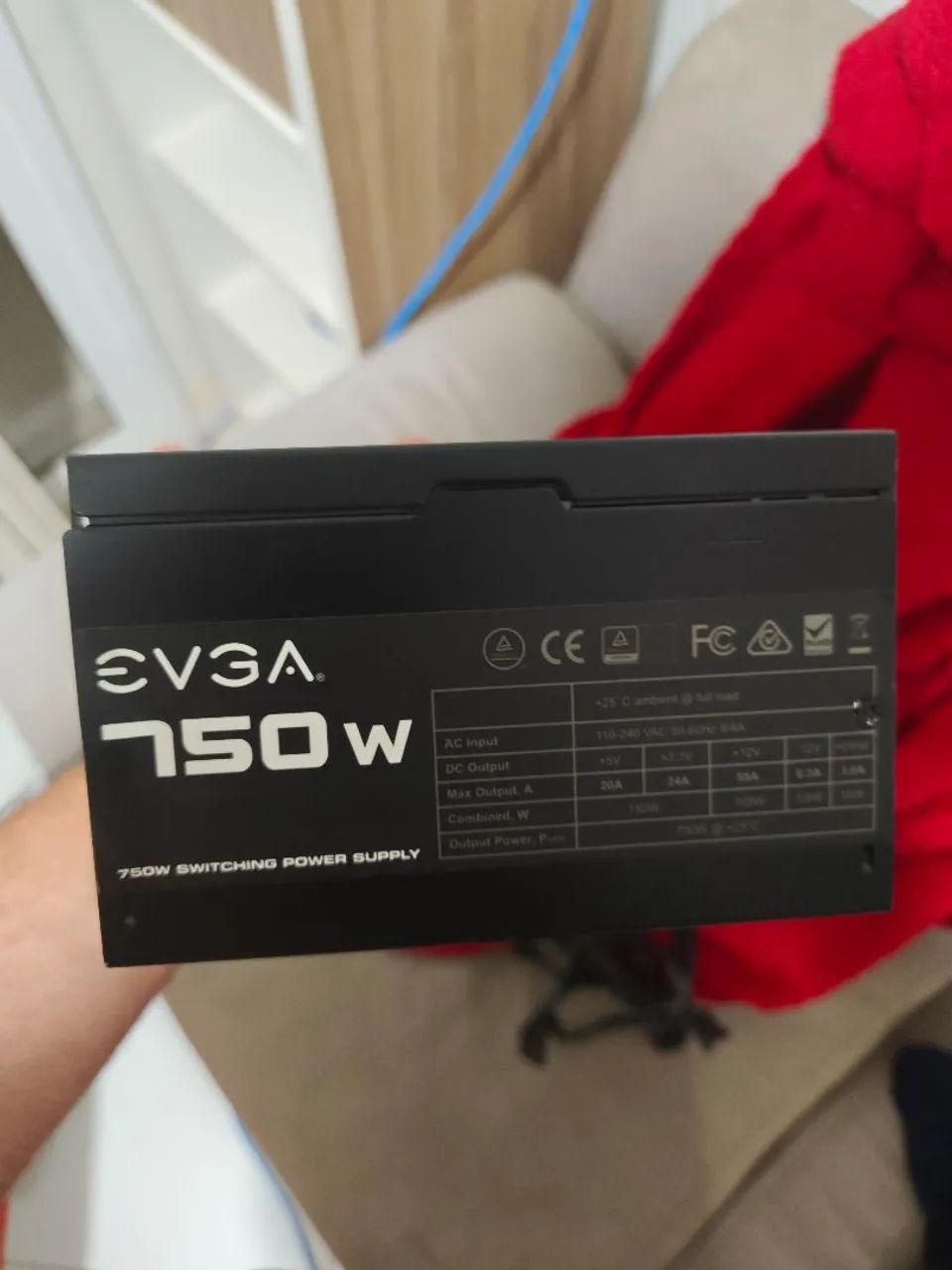 Fonte para computador 750w EVGA