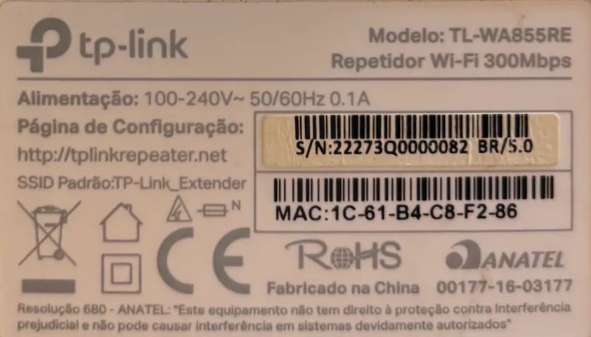 Repetidor wifi de interface tp-link TL-WA855RE - Foto 4