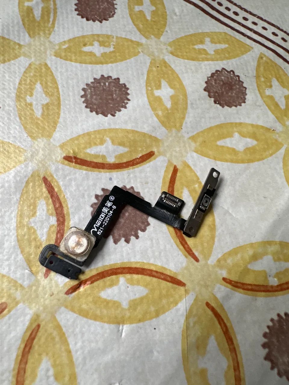 Cabo Flex Botão Power E Flash iPhone 11 - 100% Original Retirado