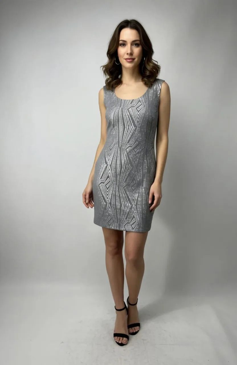 vestido  prateado   - Foto 5