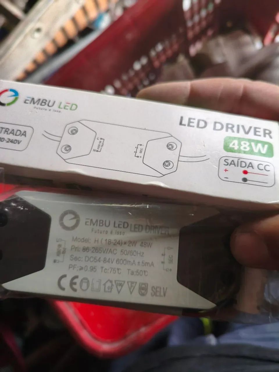 Fonte e driver pra lâmpada e fita de led - Foto 3