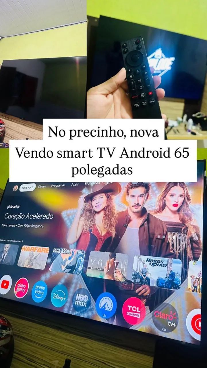 Smart Tv Android 65 polegadas