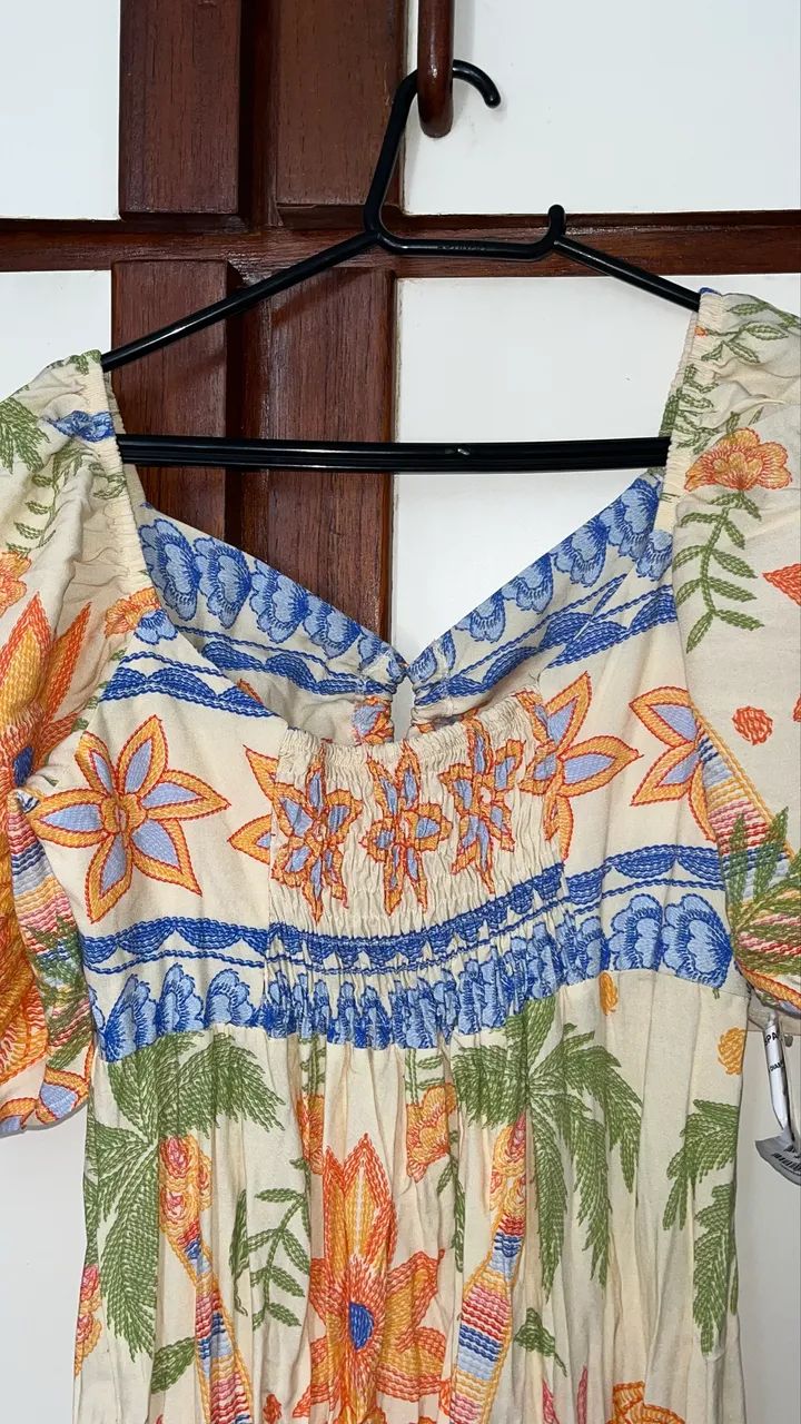 Vendo vestido estampado novo!!!  - Foto 4