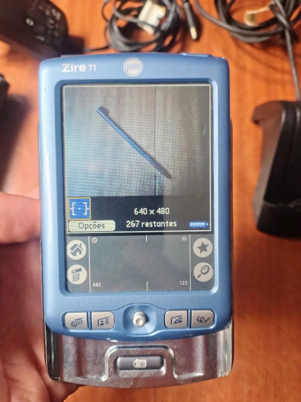 PDA Palm Zire 71 com Câmera - Funcionando Completo - Foto 3