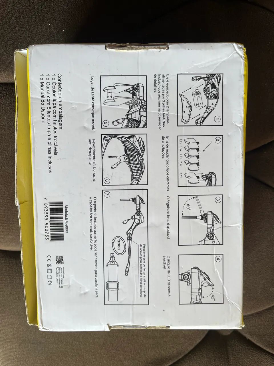 Óculos lupa de aumento  - Foto 2