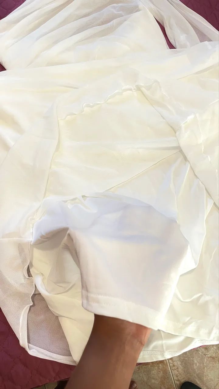 Vestido branco longo  - Foto 3