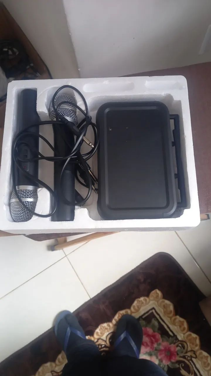 Dois microfones sem fio - Foto 2