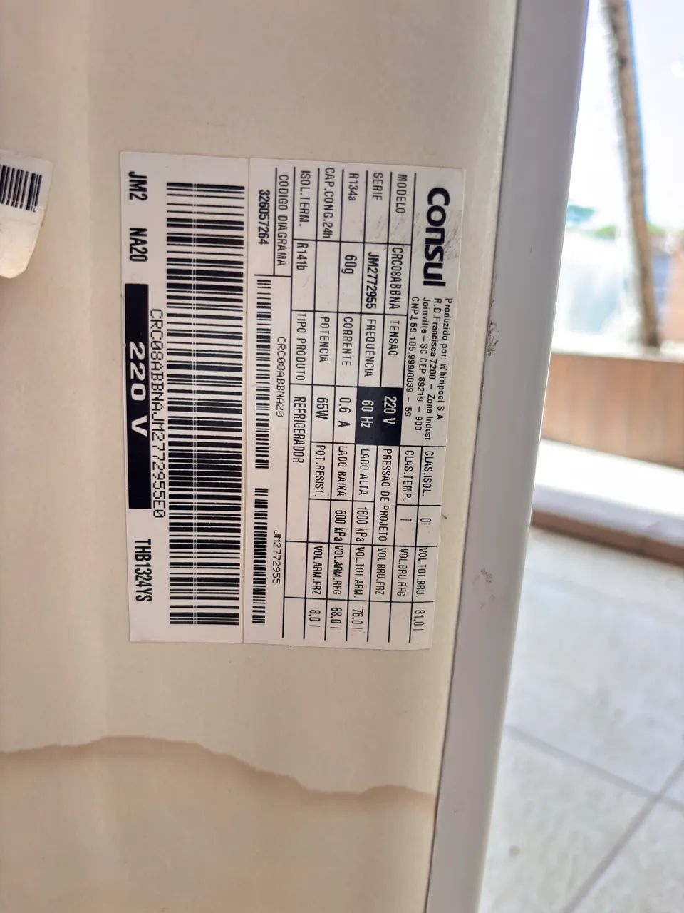Frigobar Consul Compacto 80L - 220V - Funcionando
