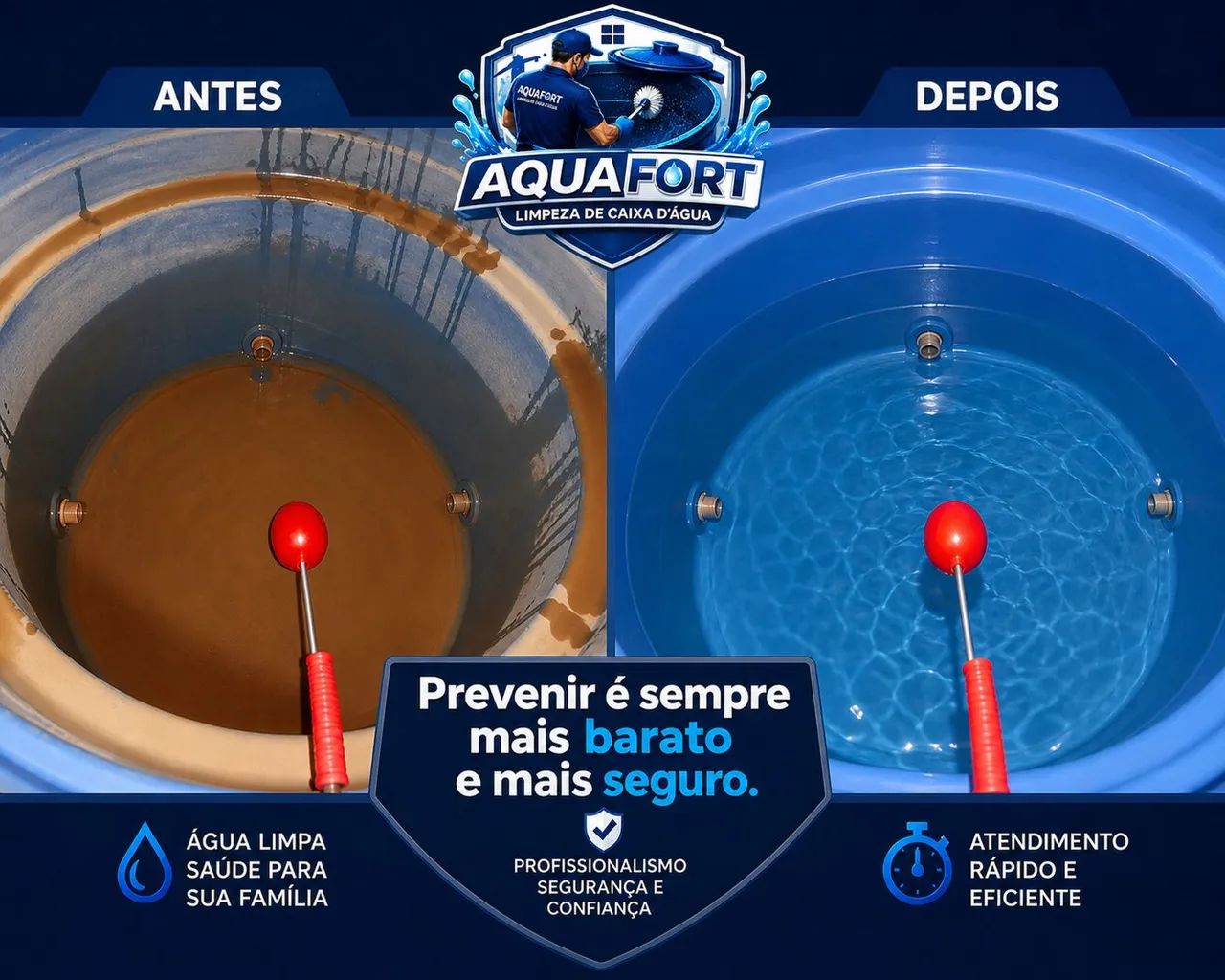 LIMPEZA DE CAIXA D'ÁGUA  - Foto 4
