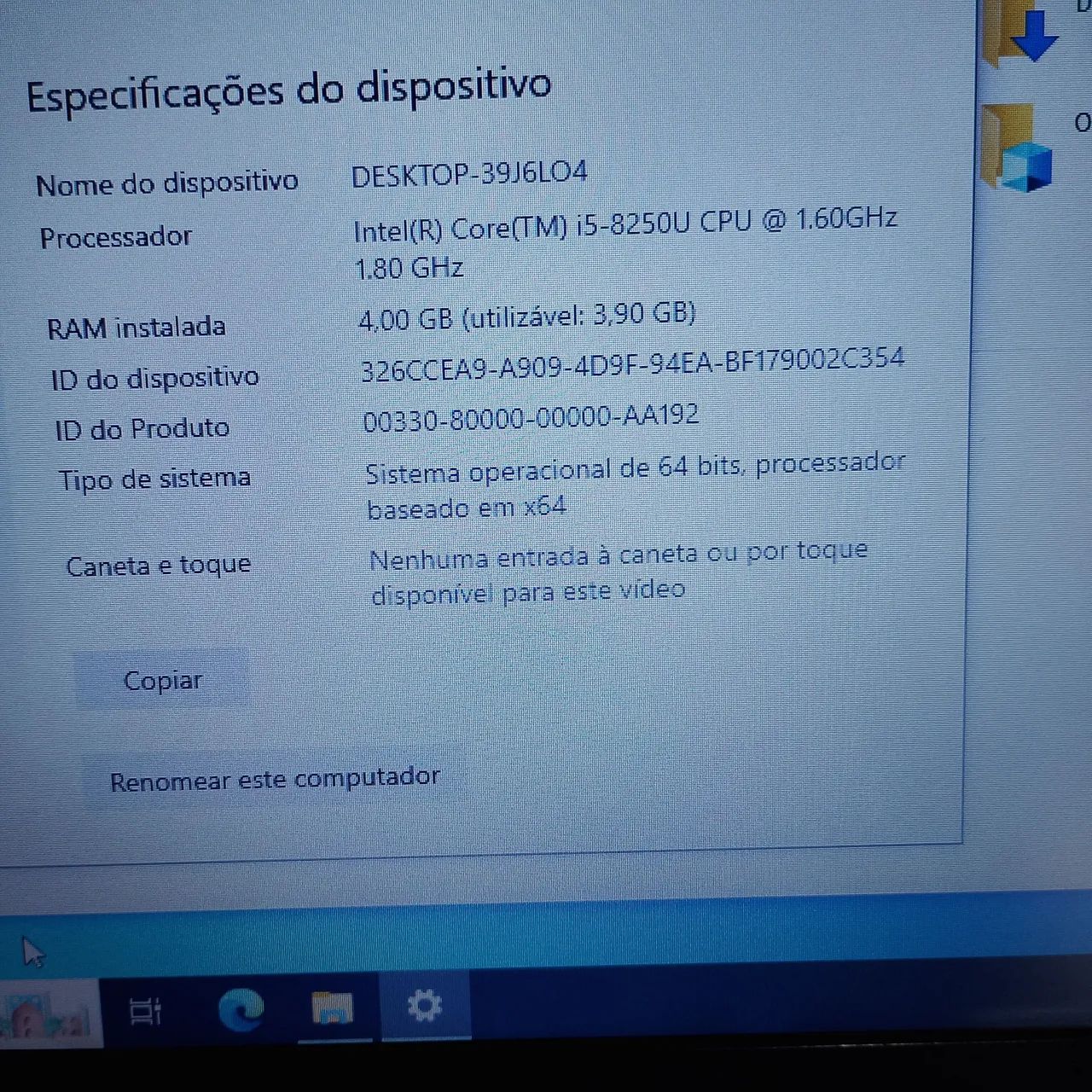 Lote 05 Hp probook 440 G5 i5 8th - Foto 4
