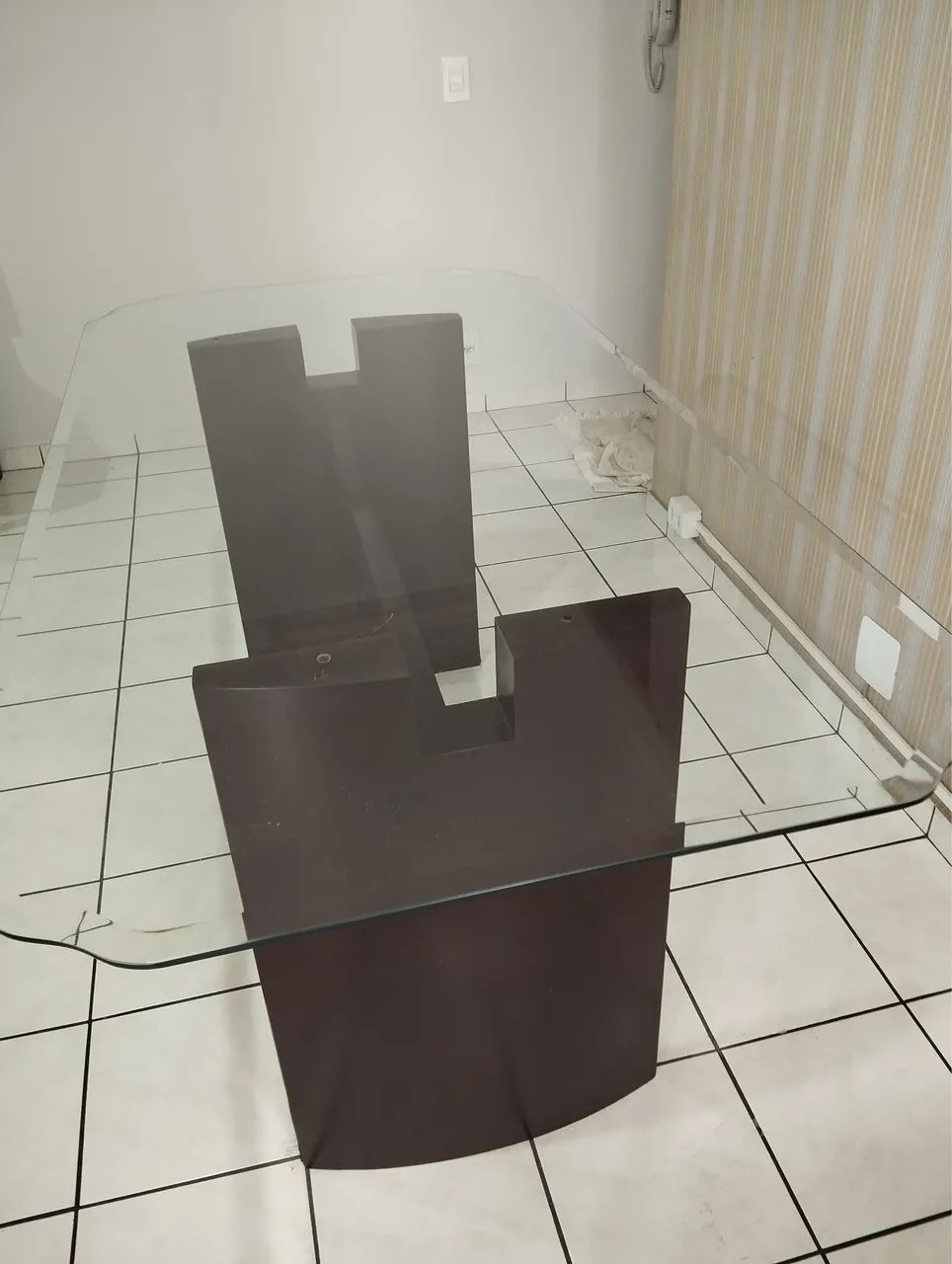 Mesa de jantar vidro 1,60 cm - Foto 3