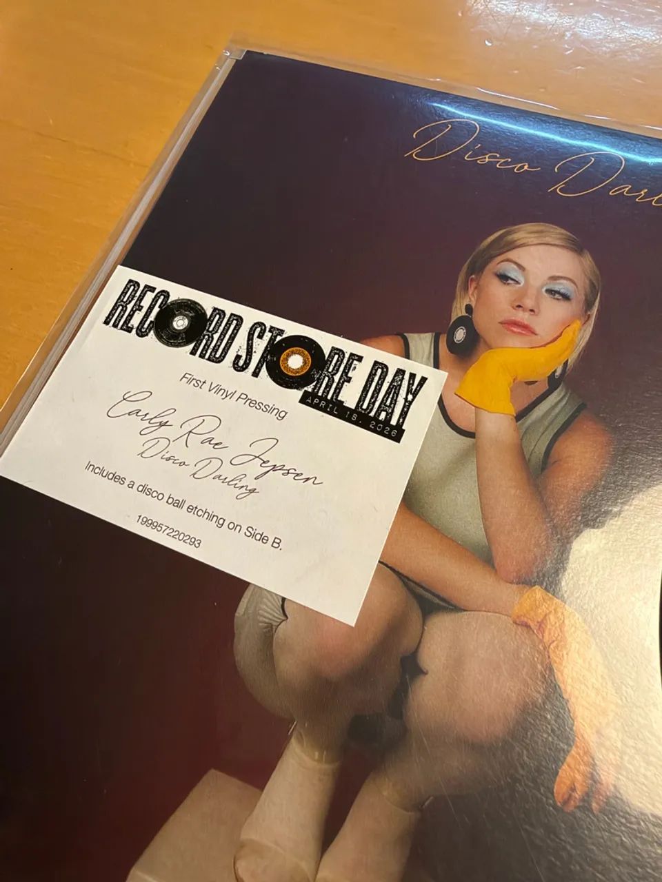 VINIL CARLY RAE JEPSEN - DARLING RSD 2026 7? - Foto 2