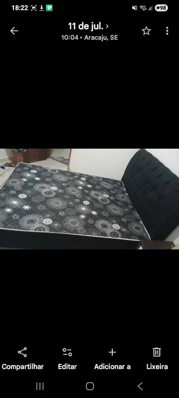 CAMA BOX com CABECEIRA  - Foto 2
