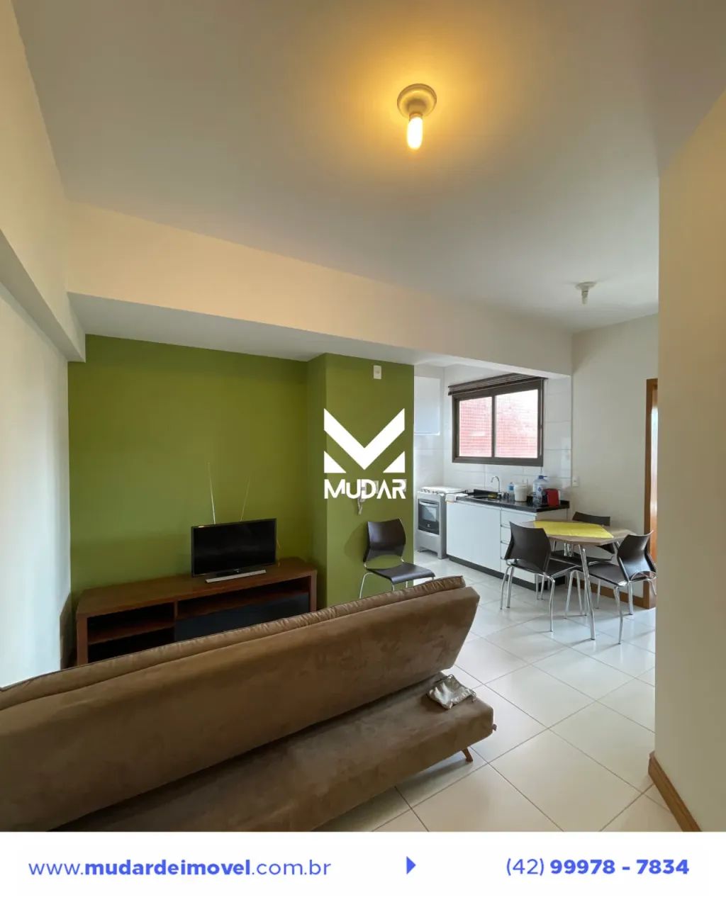 Apartamento com 1 quarto e 1 vaga no Centro de PG  Edifício Aspen Ville - Foto 3