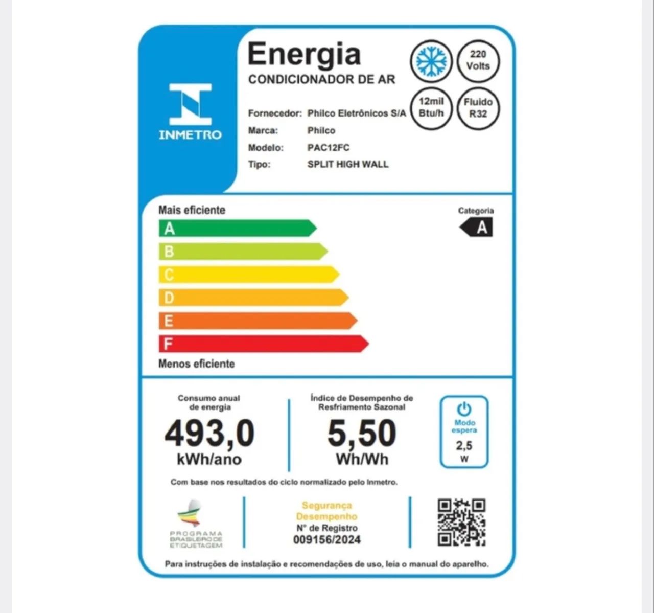 Ar Condicionado Split Hi Wall - Inverter R-32 - Philco - 12.000 Btus  - Foto 4