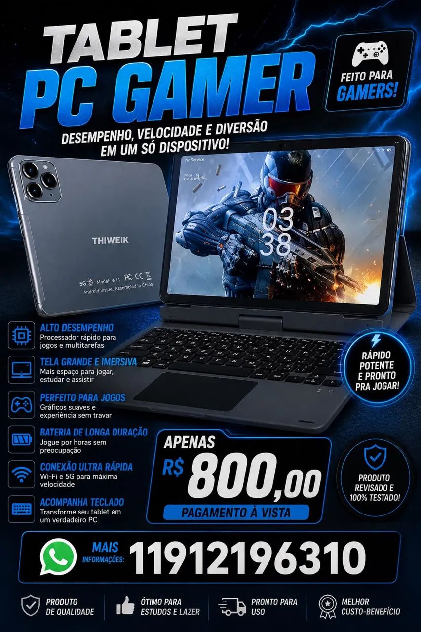Tablet pc gamer 