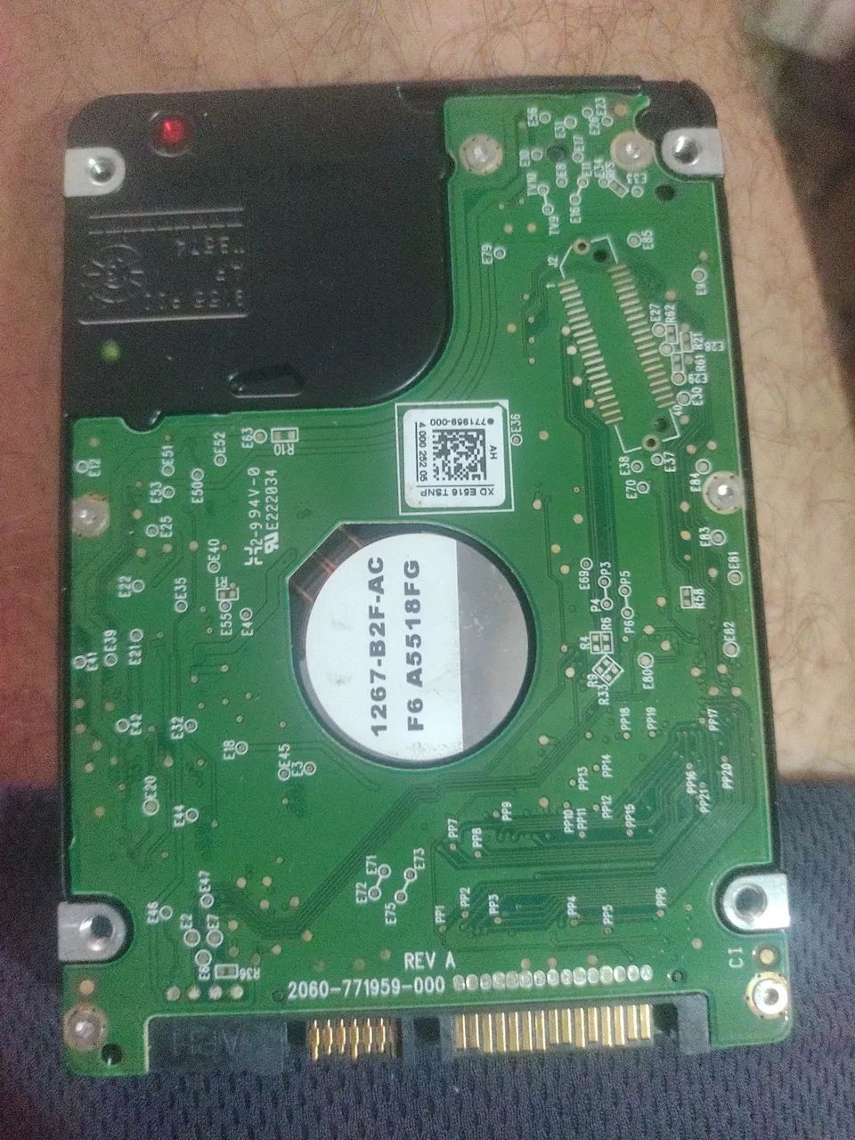 HD de notebook 500 gigas marca wd BLUE funcionando perfeitamente  - Foto 2