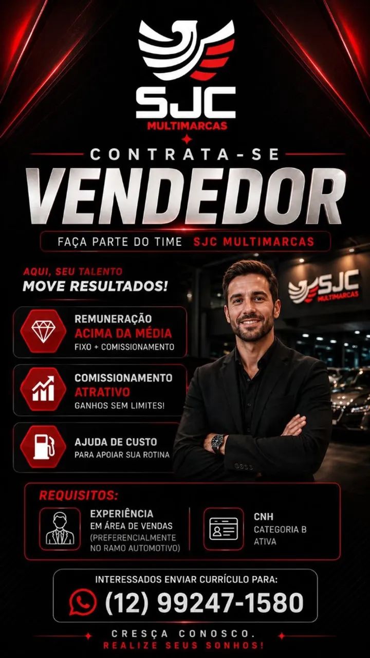  VENDEDOR DE SEMI NOVO 