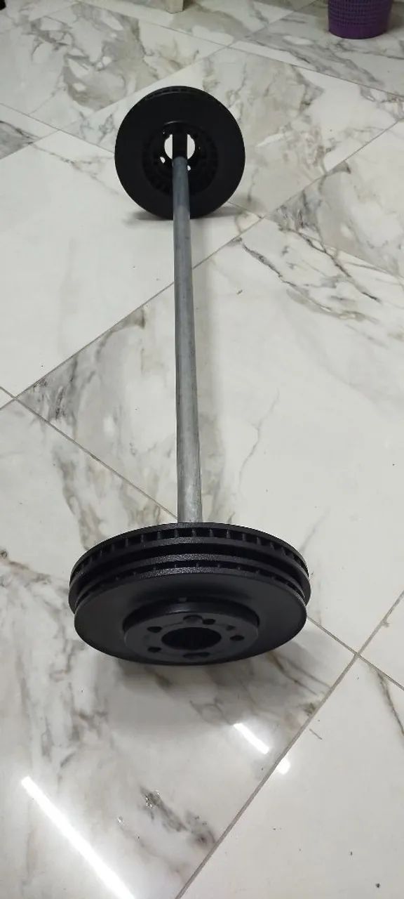 Barra completa 30kg nova - Foto 5
