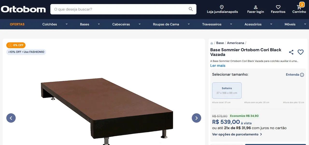 Cama box com cama auxiliar - Foto 3