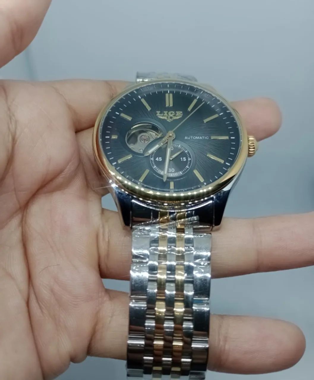 Relógio Masculino LIGE Automático - Sofisticação e Precisão Mecânica - Foto 4