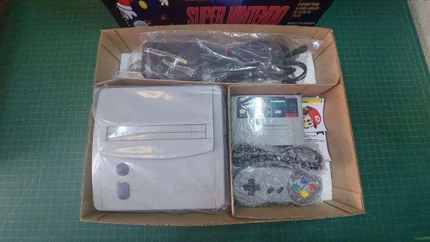 Videogame Super Nintendo Baby Completo Original na Caixa + Jogo - Foto 4