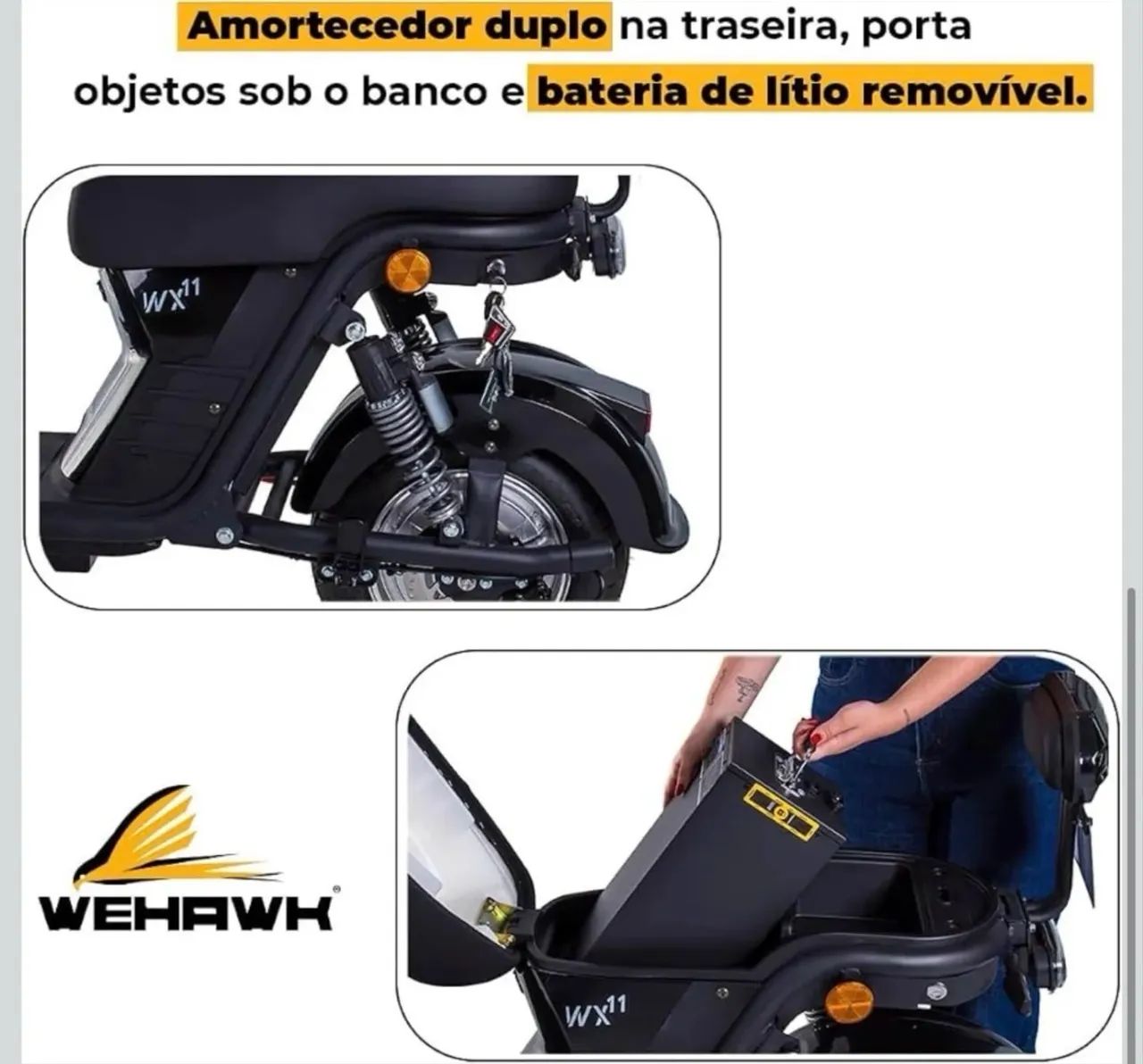 Scooter Elétrica WX11 - Foto 5