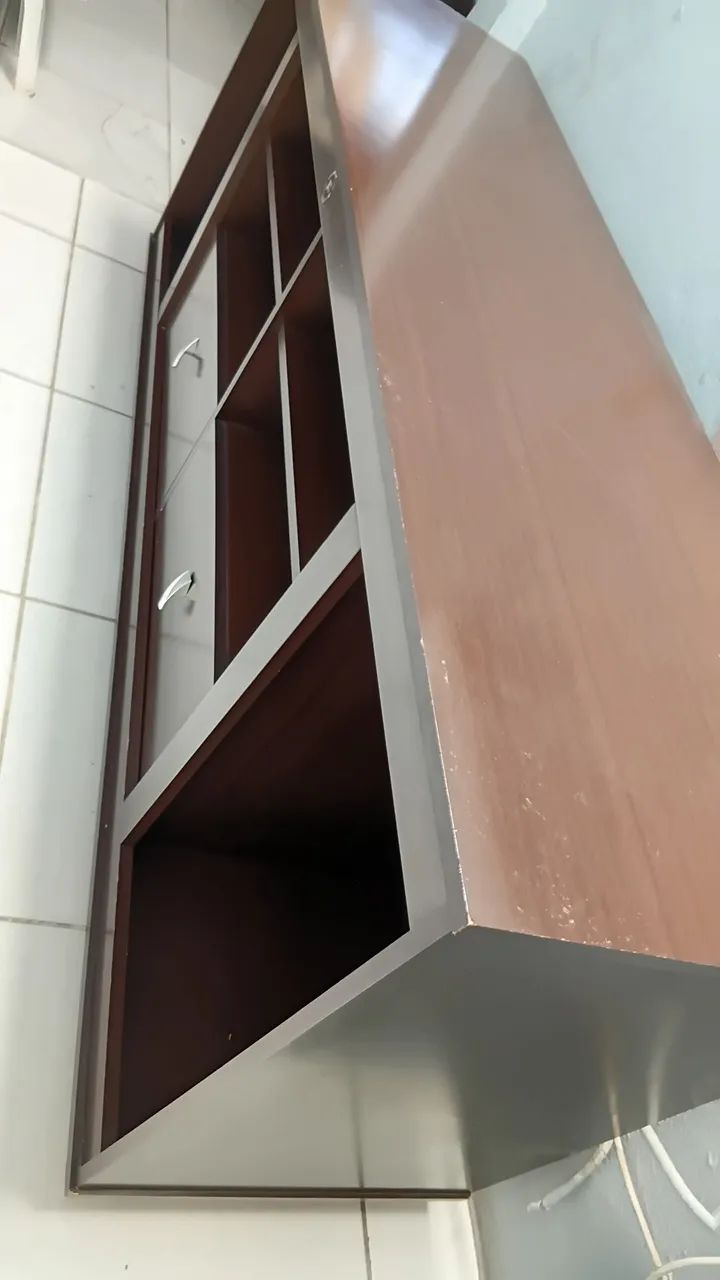 Rack Grande para TV até 75" com Gavetas e Rodinhas - 1,77m - Foto 4