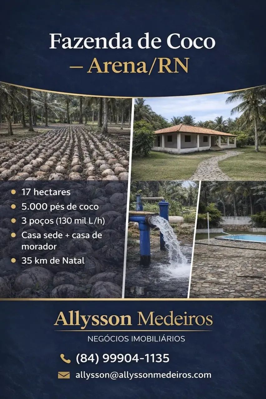 Fazenda de Coco Verde - Arena / RN - Foto 2
