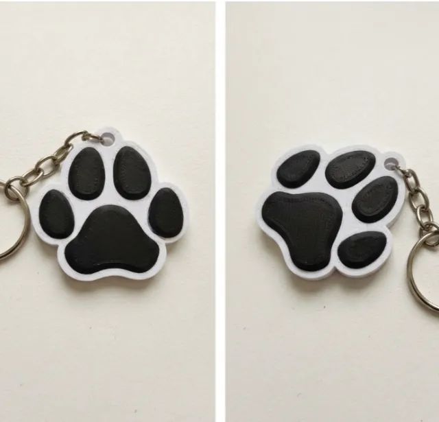 Chaveiro patinha do cachorro