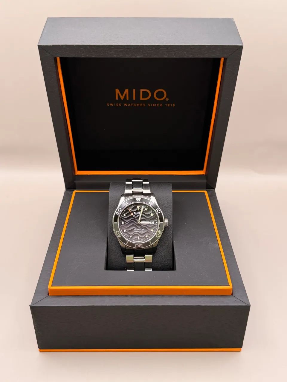 Mido Ocean Star 39mm Automático Cinza | Novo - Acessórios - Jardim