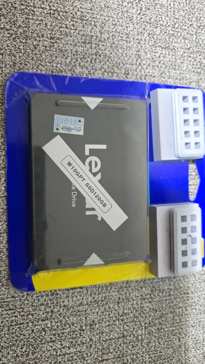 SSD Lexar 120GB GPT com Windows 11 e Office PreInstalado pronto