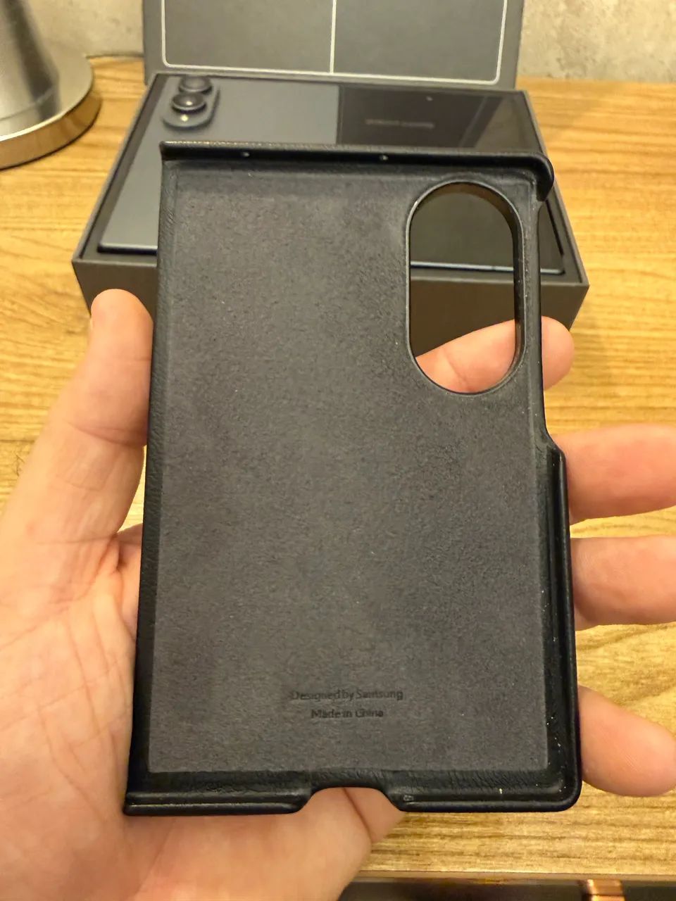 Galaxy Z Fold 8 512GB com NF + case couro original - Foto 5