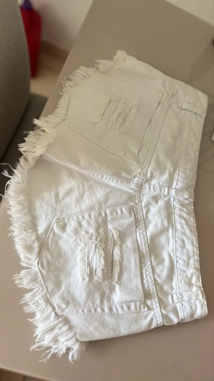 Short branco farm original  - Foto 3