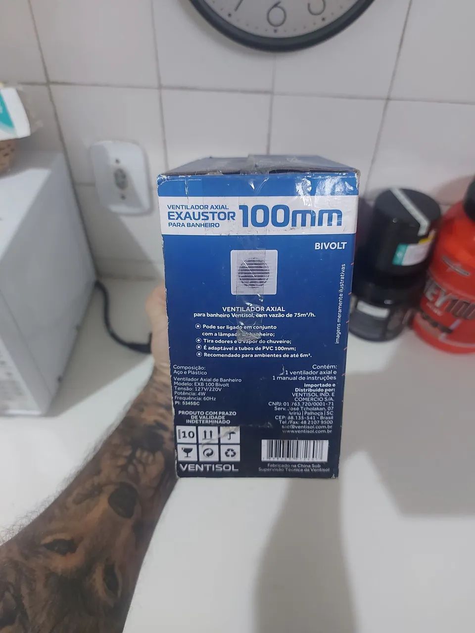 Exaustor para banheiro 100mm - Foto 2