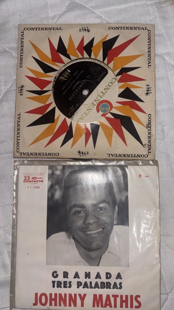 Kit 10 discos mini vinil clássicos 