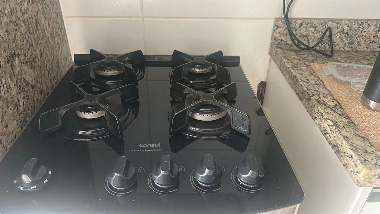 Fogão 4 Bocas Consul Inox Acendimento Automático.       Ótimo estado - Foto 3
