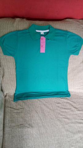 Camisas polo masculina e feminina - Foto 4